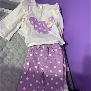 3 same mini shirts and pants